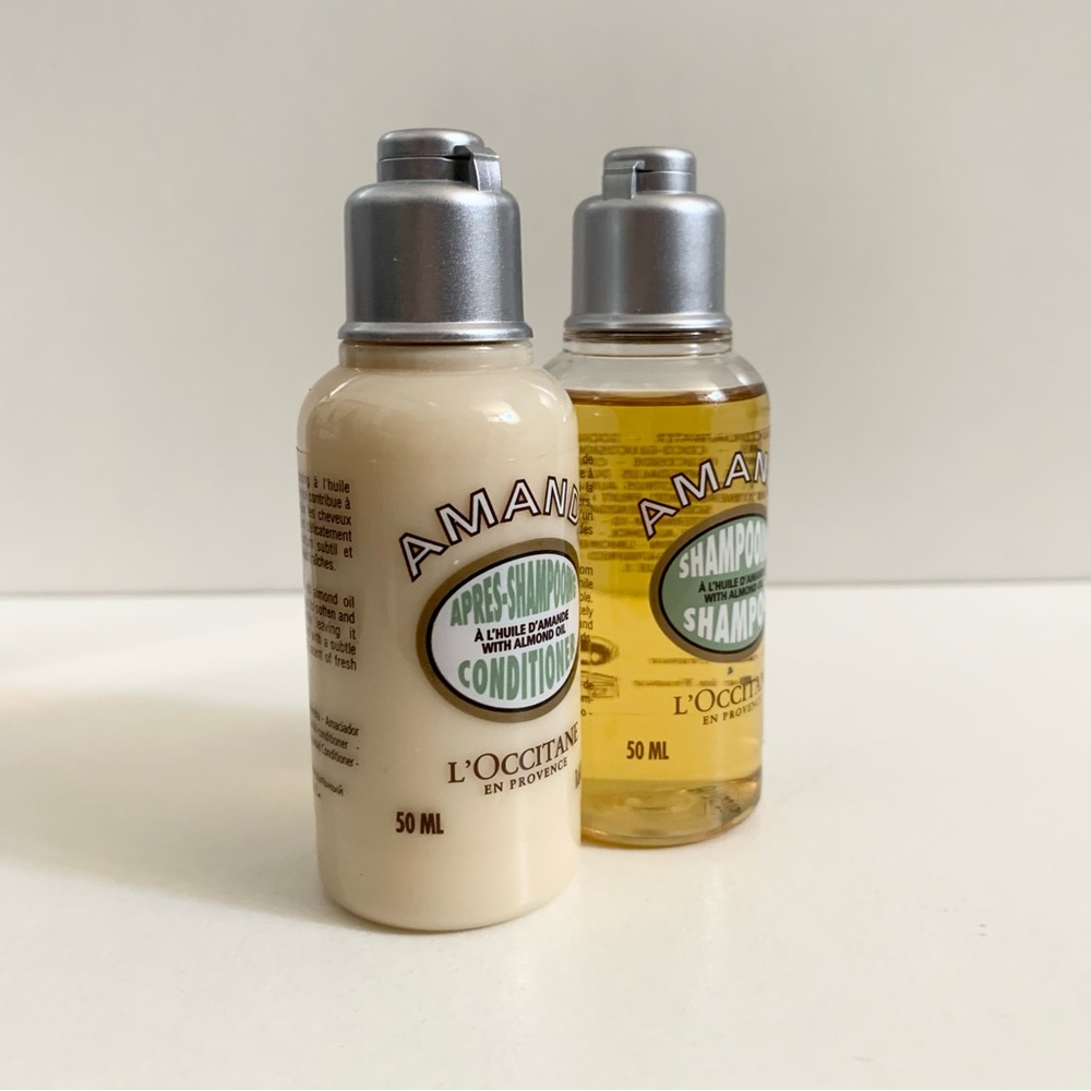 NWOT L’Occitane en Provence vanity set shampoo conditioner